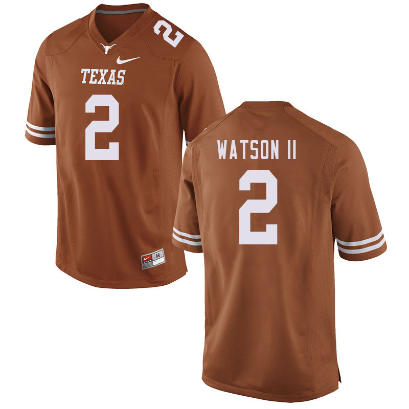 Men #2 Kenyatta Watson II Texas Longhorns College Football Jerseys Sale-Orange
